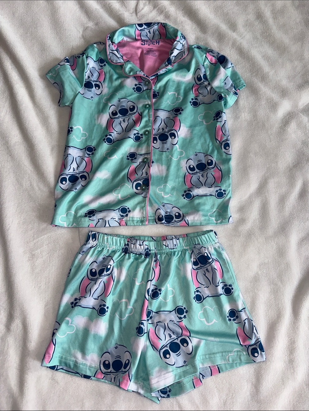 Lilo and Stitch Short-Sleeve Kids Pajama Set